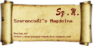 Szerencsés Magdolna névjegykártya